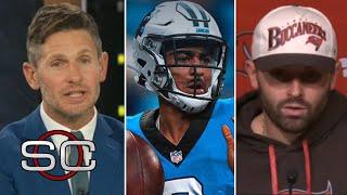 ESPN SC | Baker Mayfield gets very honest about Panthers after Bryce Young's benching in Carolina