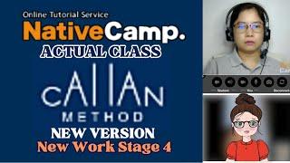 Callan Method Course New Version New Work | Actual Lesson with Adult Japanese Student | Native Camp