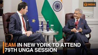 EAM in New York to attend 79th UNGA Session | DD India