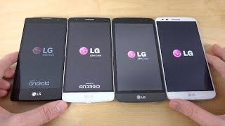 LG Spirit vs. LG G3 S vs. LG L Bello vs. LG G2 - Which Is Faster? (4K)