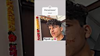 Piyush ko ye kya hua  Chott lg gayi  @souravjvlogs #trending