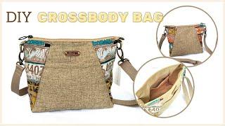 Easy Crossbody Bag Tutorial | How To Make Cute Shoulder Bag