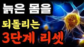 늙어버린 몸의 시간을 되돌리는 3단계 리셋법 / 내몸에 망가진 노화시계를 다시 세팅하면 젊어진다