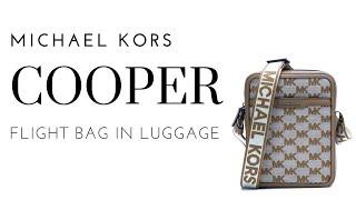 Michael Kors Cooper Flight Bag in Luggage || 196237662903