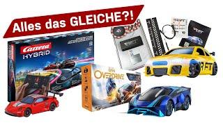 Carrera Hybrid vs.  Drift vs.  Anki Overdrive  - Alles das GLEICHE, oder was?