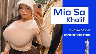 Plus Size Model Miss Sa Khalif | Content Creator, Only fans creator