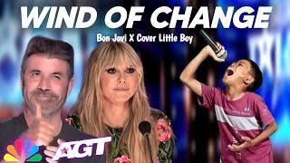 Golden Buzzer | A very extraordinary voice in the world making Simon give a thumbs up With cover Boy