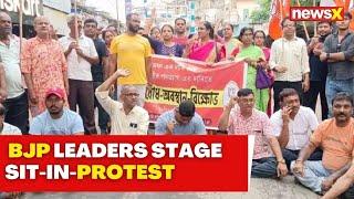 Kolkata Protests : BJP Leaders Stage Sit-In-Protest Against Mamata Banerjee | NewsX