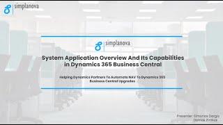 System application overview and its capabilities in Dynamics 365 BC