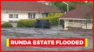 Shocking! Unbelievable as Runda Estate flooded due to heavy rains