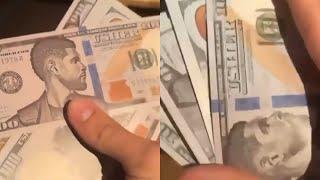 Justin Bieber Shows Off His "Usher Bucks"