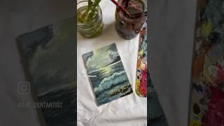 Waves#art #trendingshorts #acrylicpainting #canvasart #arttutorial #painting #artist #shorts #diy