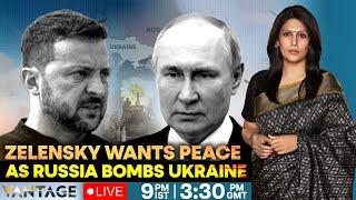 Trump Ukraine Peace LIVE: Russia Attacks Ukraine, Zelensky Seeks Peace | Vantage with Palki Sharma