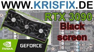 EVGA RTX3090 graphics card Repair [Black screen] #nvidia #gpurepair