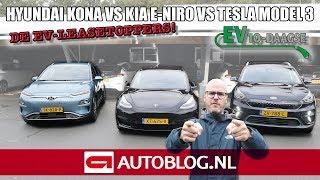 KONA Electric vs e-Niro vs Model 3