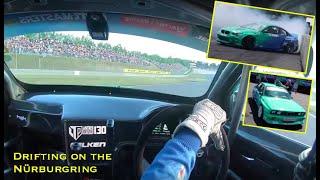 James Deane drifting during 2019 24H Nürburgring | Falken Drift Show