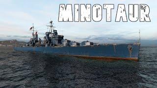 World of WarShips Minotaur - 4 Kills 355K Damage