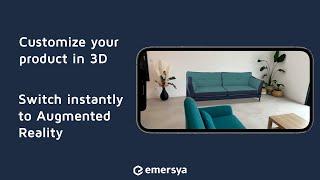 Customize products online in 3D, Visualize in Augmented Reality