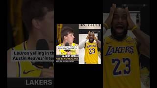  LeBron Interrupts AR15's Interview With Meme Scream (2024 Lakers Media Day) #shorts