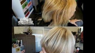 Color correction tutorial orange to blonde!