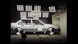 Ancap crash test: Volvo 940GL 1993 frontal test at 56km/h