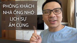 Bạn có muốn một phòng khách nhà ống nhỏ ấm áp và lịch sự !?