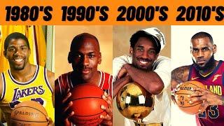 The Best Basketball Player Every Year (1980-2022)