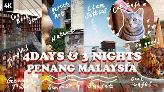 Penang 2024 Vlog | Street Art | Foodtrip | Clan Jetties | Penang Hill | Kek Lok Si Temple | Cafes