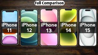 iPhone 11 vs iPhone 12 vs iPhone 13 vs iPhone 14 vs iPhone 15