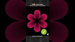 Blossom in Design: Master the Art of Blending Flowers with Illustrator #shorts