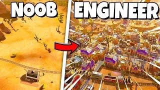 Engineering a THRIVING mining city in Steamworld Build!