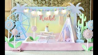 Pastel Boho themed party by Party Dish - Event Styling