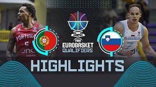 Portugal  vs Slovenia  | Highlights | FIBA EuroBasket 2025 Qualifiers