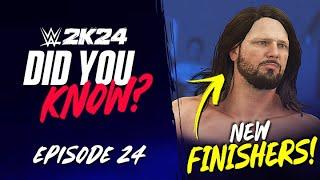 WWE 2K24 Did You Know?: Bonus Content, Alternate Finishers, Unique Reversals & More! (Episode 24)