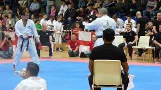 6th World Cup KWF   Kumite   Felipe Martins (Brasil) vs Russia