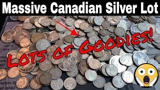 Junk Silver Coins - Searching a Massive Canadian Silver Collection