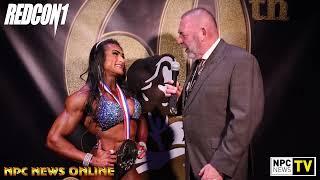 2024 IFBB Olympia: Tony Doherty Interviews Women's Physique 2nd Place Winner Natalia Abraham Coelho