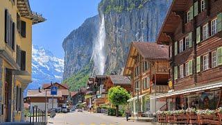 Lauterbrunnen 4K - The Most Beautiful Village in Switzerland - Travel Vlog, 4K Video Ultra HD 60fps