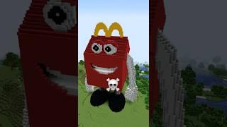 Minecraft McDonalds Build Battle - Noob vs Pro vs Hacker vs God #shorts #minecraft