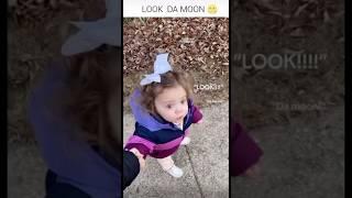 “LOOK THE MOON”  #viral