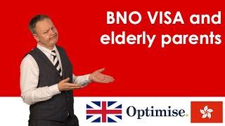 How Hong Kongers apply for a UK BNO VISA application with a dependent parent