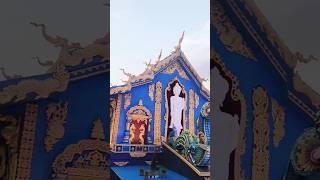 Blue temple thailand at Kolkata /Durga Puja Pandal/#durgapuja #shorts