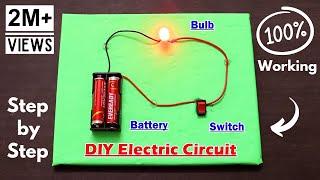 How To Make a Simple Electric Circuit | Working Model School Science Project