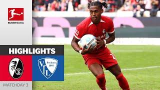 Adamu Leads Freiburg to Win! | SC Freiburg - VfL Bochum 2-1 | Highlights | Matchday 3 – Bundesliga