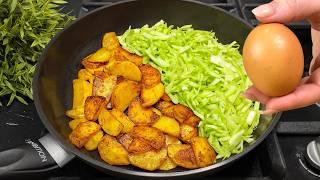 Cabbage with potatoes tastes better than meat! My grandma cooks it every morning!