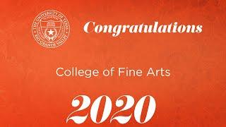UTRGV Fall Commencement 2020, College of Fine Arts
