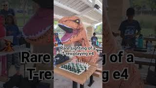 T-rex Playing #Chess