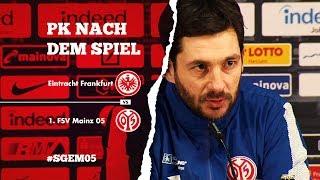 Pressekonferenz nach dem Spiel gegen Eintracht Frankfurt | #SGEM05 | 1. FSV Mainz 05