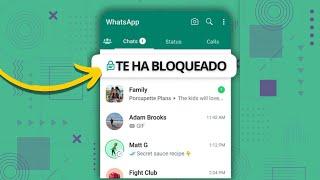 Truco: Como saber si me BLOQUEARON en WhatsApp 