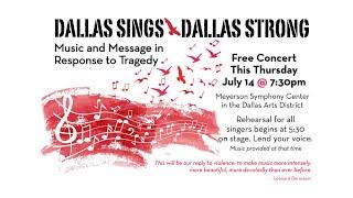 Live Concert: DALLAS SINGS / DALLAS STRONG